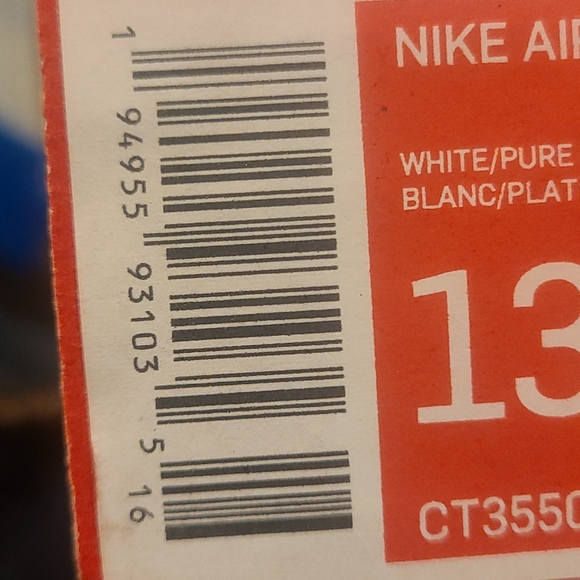 Men's size 13 Nike White/Pure Platinum CT3550-100 Running Shoes - Picture 10 of 10